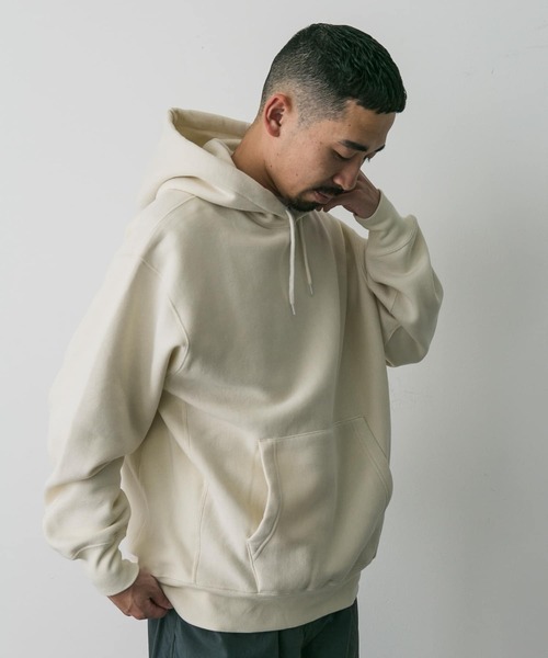 「Healthknit」 プルオーバーパーカー MEDIUM ブルー メンズ_画像2