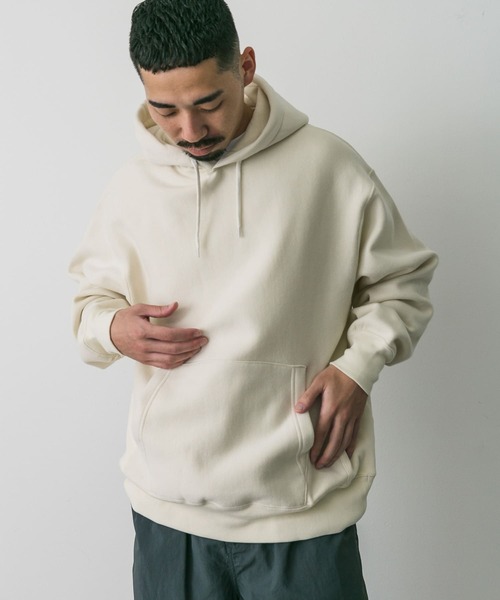 「Healthknit」 プルオーバーパーカー MEDIUM ブルー メンズ_画像3