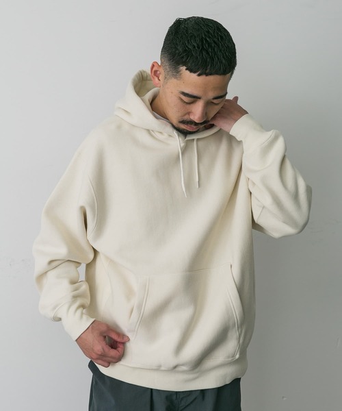 「Healthknit」 プルオーバーパーカー MEDIUM ブルー メンズ_画像4