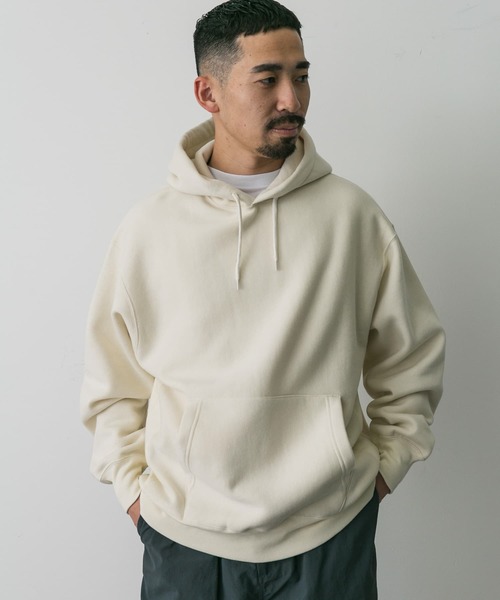 「Healthknit」 プルオーバーパーカー MEDIUM ブルー メンズ_画像5