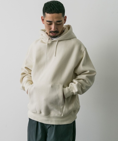 「Healthknit」 プルオーバーパーカー MEDIUM ブルー メンズ_画像6