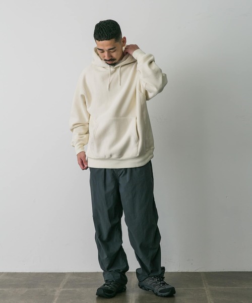 「Healthknit」 プルオーバーパーカー MEDIUM ブルー メンズ_画像8