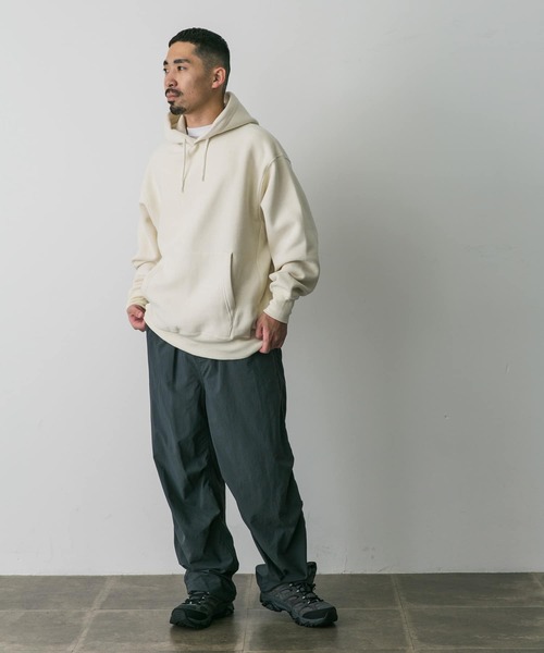 「Healthknit」 プルオーバーパーカー MEDIUM ブルー メンズ_画像9