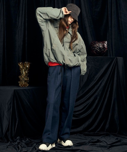 「MAISON SPECIAL」 長袖ポロシャツ 1 ブルー メンズ_画像6