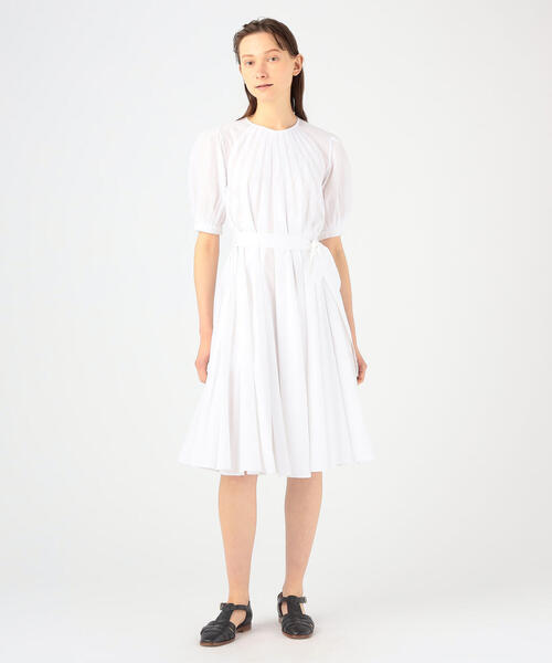 「TOMORROWLAND」 「merlette」半袖ワンピース X-SMALL ブルー レディースの画像