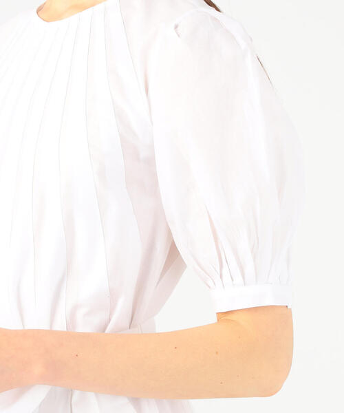 「TOMORROWLAND」 「merlette」半袖ワンピース X-SMALL ブルー レディースの画像