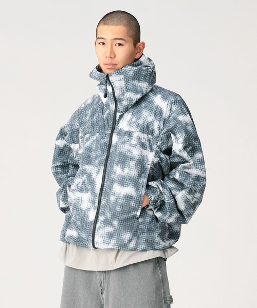 BEAMS ジップフーディ キルティング 激レア BEAMS（ビームス） ブルゾン アウター テック ジップ フーディ― メンズ