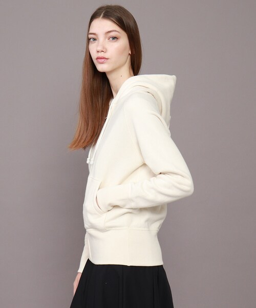 「DRESSTERIOR」 ジップアップパーカー 02 アイボリー レディース_画像2