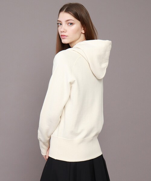 「DRESSTERIOR」 ジップアップパーカー 02 アイボリー レディース_画像8