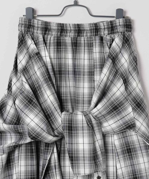 「JEANASIS」 ロングスカート FREE レッド系その他 レディース_画像3