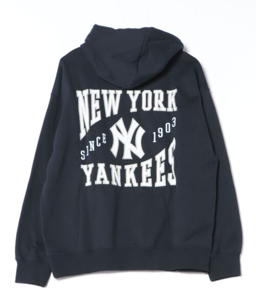 【MLB】NYロゴ　モコモコフーディ　サイズ130 MLB】刺繍ロゴフーディー｜BACK TO THE FIELD バックトゥザフィールド