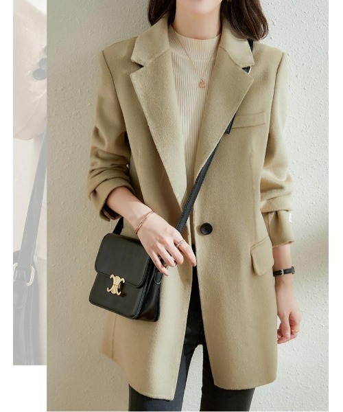 FAVORITO トレンチコート コート バックベンツメルトンスーツ