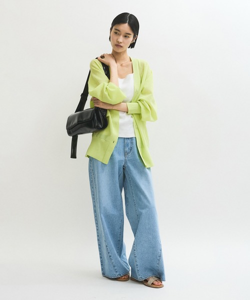 ADAM ET ROPE'（アダムエロペ） ニットカーディガン FREE ホワイト