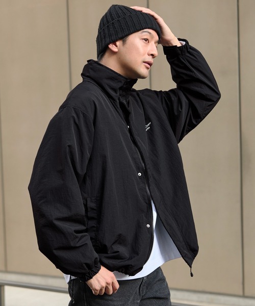 THE CRAFT CREW PRODUCTS ナイロンブルゾン M ライトグレー メンズ