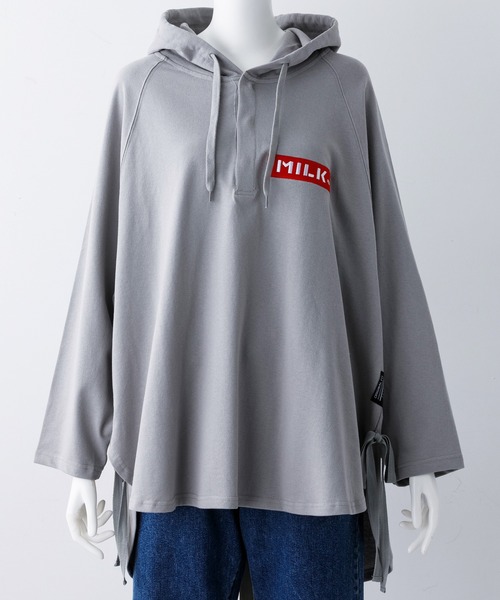 「MILKFED.」 プルオーバーパーカー ONE SIZE ライトグリーン レディース_画像8