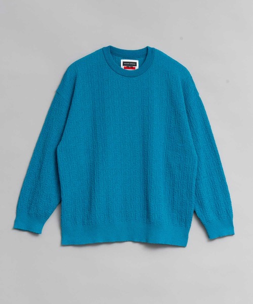 MAISON SPECIAL（メゾンスペシャル） 長袖ニット 2 ブルー メンズ