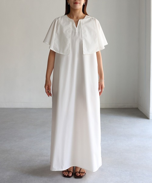 「Riberry」 半袖ワンピース MEDIUM ブラック レディース_画像7