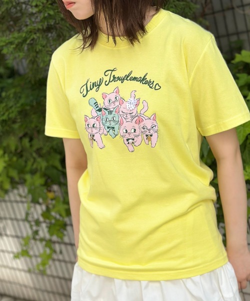 MILK❤M刺繍シャツ MILK（ミルク） tシャツ Six Cat Tシャツ レディース : ZOZOTOWN Yahoo