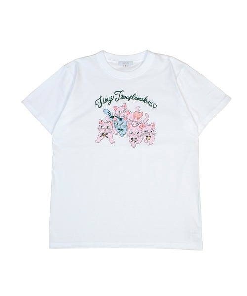 MILK❤M刺繍シャツ MILK（ミルク） tシャツ Six Cat Tシャツ レディース : ZOZOTOWN Yahoo