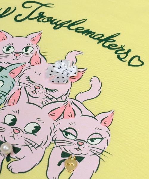 MILK（ミルク） tシャツ 半袖 Six Cat Tシャツ レディース : ZOZOTOWN