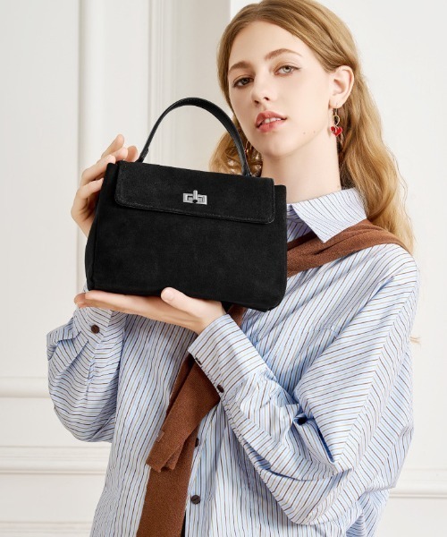 ショルダーバッグ バッグ 「 NiiNa / ニーナ 」高品質スエード×レザー