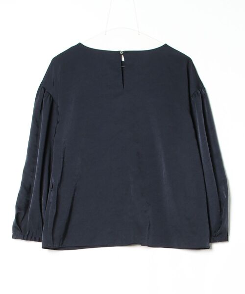 「SALON」 長袖ブラウス - ネイビー レディース_画像2