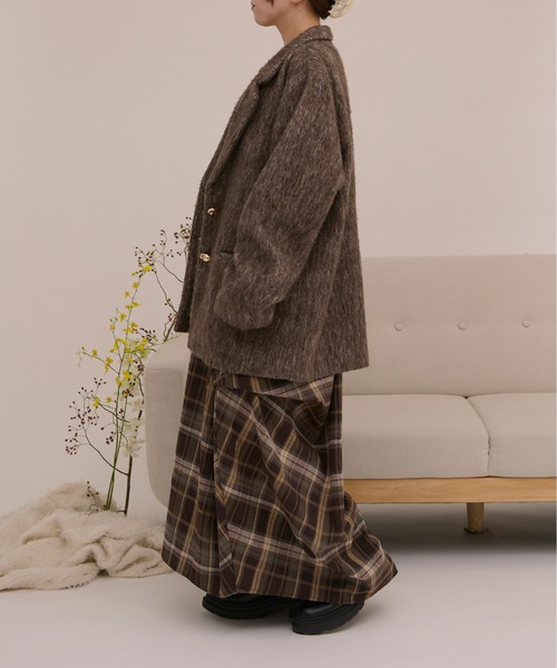 loin nuit テーラードジャケット　カーキ loin nuit テーラードジャケット FREE カーキ レディース : ZOZOTOWN