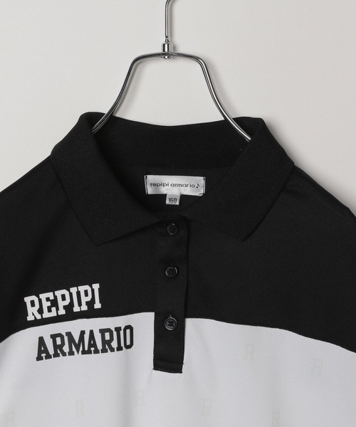 「repipi armario」 「KIDS」半袖ポロシャツ MEDIUM イエロー系その他 キッズ_画像3