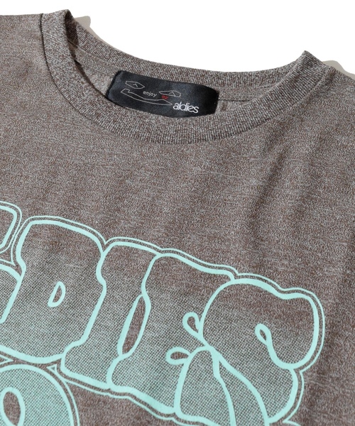 「ALDIES」 半袖Tシャツ SMALL ブラウン メンズ_画像6