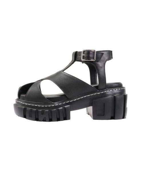 UN3D.（アンスリード） 厚底 サンダル WAVE GURKHA SANDAL / ウェーブ
