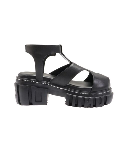 UN3D.（アンスリード） 厚底 サンダル WAVE GURKHA SANDAL / ウェーブ