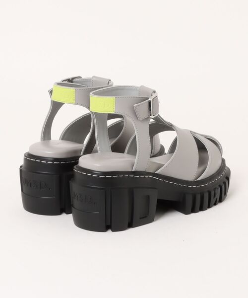 UN3D.（アンスリード） 厚底 サンダル WAVE GURKHA SANDAL / ウェーブ