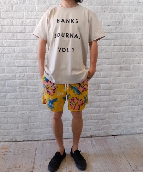 「BANKS」 半袖Tシャツ MEDIUM ブラック メンズ_画像4