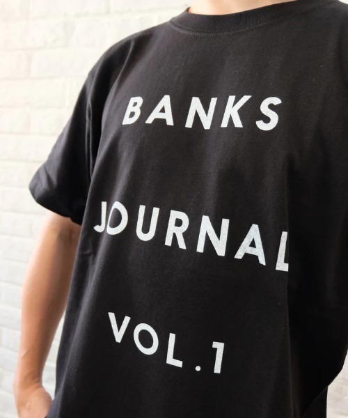 「BANKS」 半袖Tシャツ MEDIUM ブラック メンズ_画像6