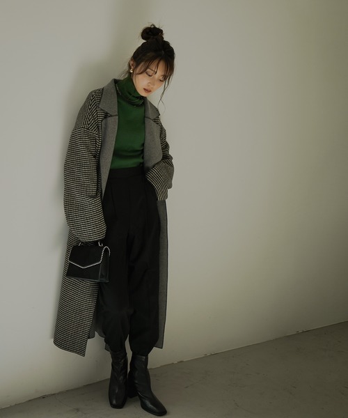 「Fashion Letter」 チェスターコート M ブラウン レディース_画像5