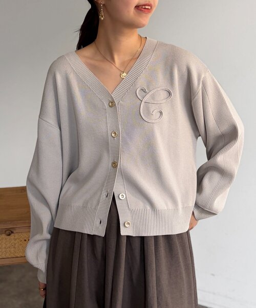 FUMIKA_UCHIDA ニットボレロ ハンドニットカーディガン 厚手 FUMIKA_UCHIDA/Wool Hand Knitted/CROPPED CARDIGAN