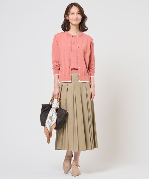ニット セーター 「アンサンブル着用可」BASIC HT COTTON クルーネック ニット レディース_6