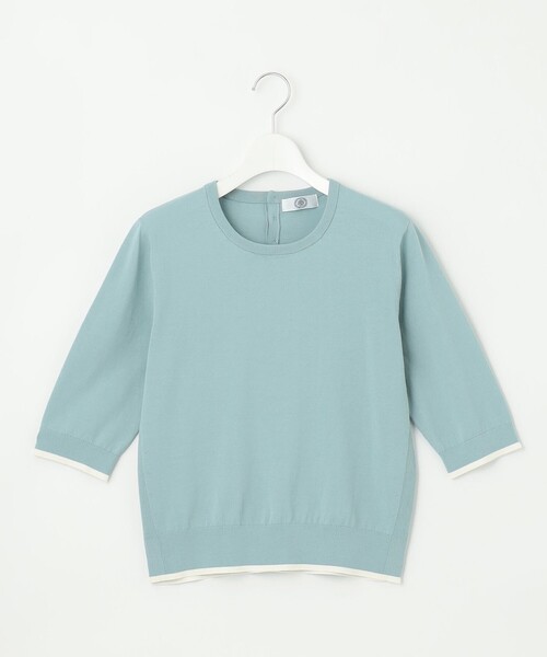 ニット セーター 「アンサンブル着用可」BASIC HT COTTON クルーネック ニット レディース_14