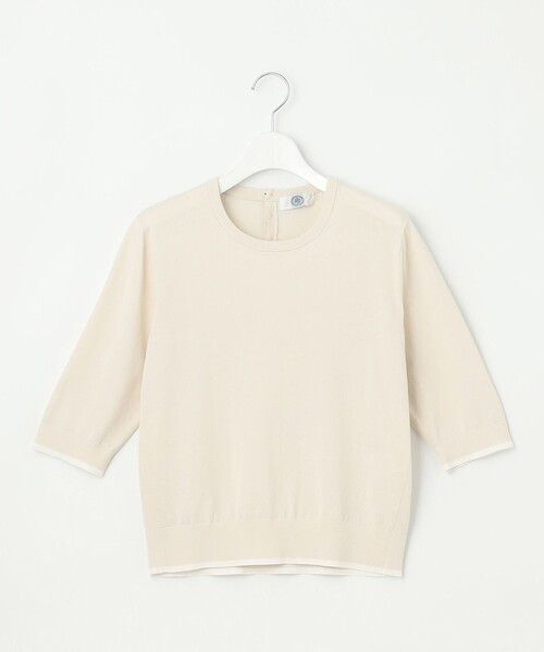 ニット セーター 「アンサンブル着用可」BASIC HT COTTON クルーネック ニット レディース_15