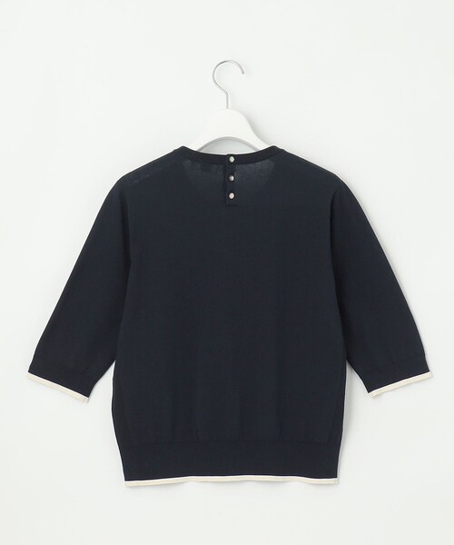 ニット セーター 「アンサンブル着用可」BASIC HT COTTON クルーネック ニット レディース_17