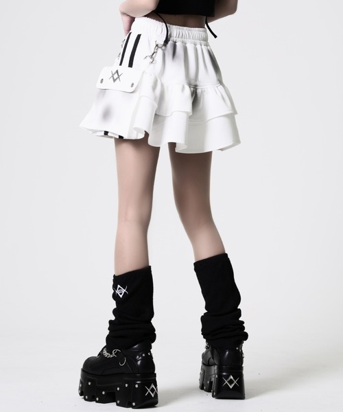 REFLEM（レフレム） スカート 「REFLEM/レフレム」顔料加工ポーチ付き