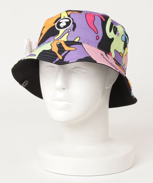 「AAPE BY A BATHING APE」 ハット L/XL ブラック系その他6 メンズ_画像2