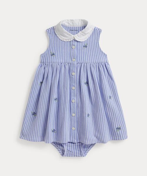 Ralph Lauren チェック コットン ドレス＆ブルマー チェック コットン ツイル シャツドレス & ブルマー | ラルフ ローレン
