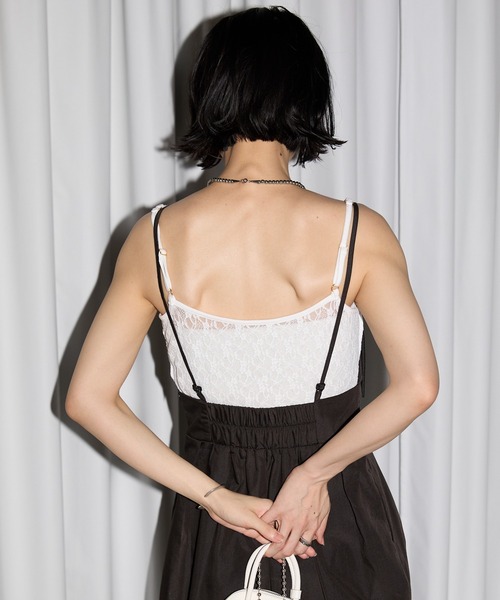 「leimn」 サロペットスカート FREE ブラック レディース_画像8