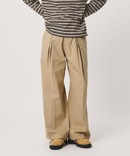 Beauty&Youth UNITED ARROWS コットンチノフレアパンツ BEAUTY&YOUTH UNITED ARROWS（ビューティーアンドユースユナイテッド