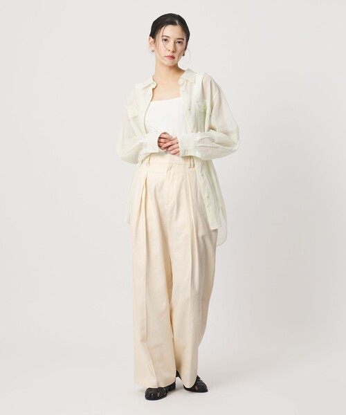 BEAUTY＆YOUTH UNITED ARROWS チノパン コットンチノ 2タック ワイド