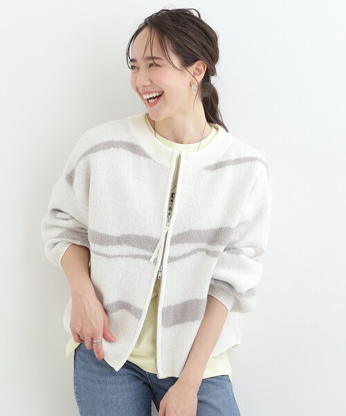 SHOO・LA・RUE（シューラルー） カーディガン 「選べる4柄」ダブルZIP