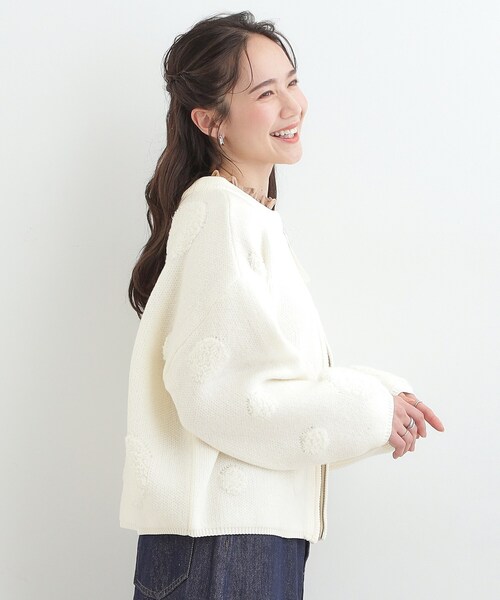 SHOO・LA・RUE（シューラルー） カーディガン 「選べる4柄」ダブルZIP