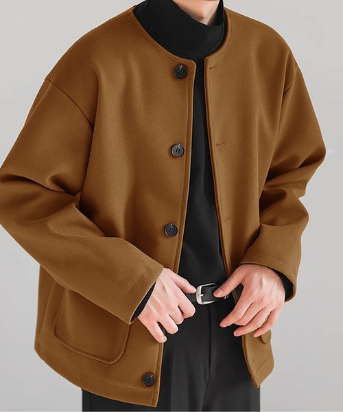 「JOHNNY WOLF」 カーディガン X-LARGE ブラウン メンズ_画像3