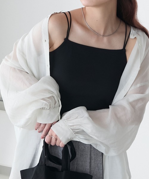 BONLECILL（ボンルシール） キャミソール 「接触冷感/抗菌防臭」カップ